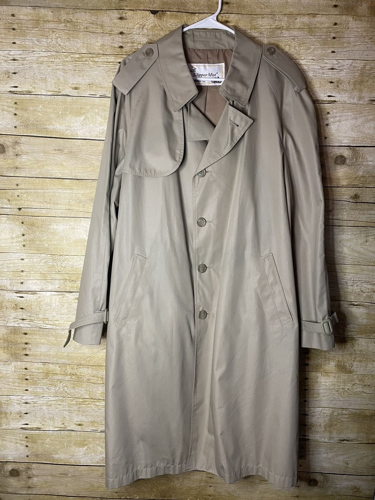 Vintage Vintage Clipper Mist All Weather Trench Coat 44 Reg | Grailed