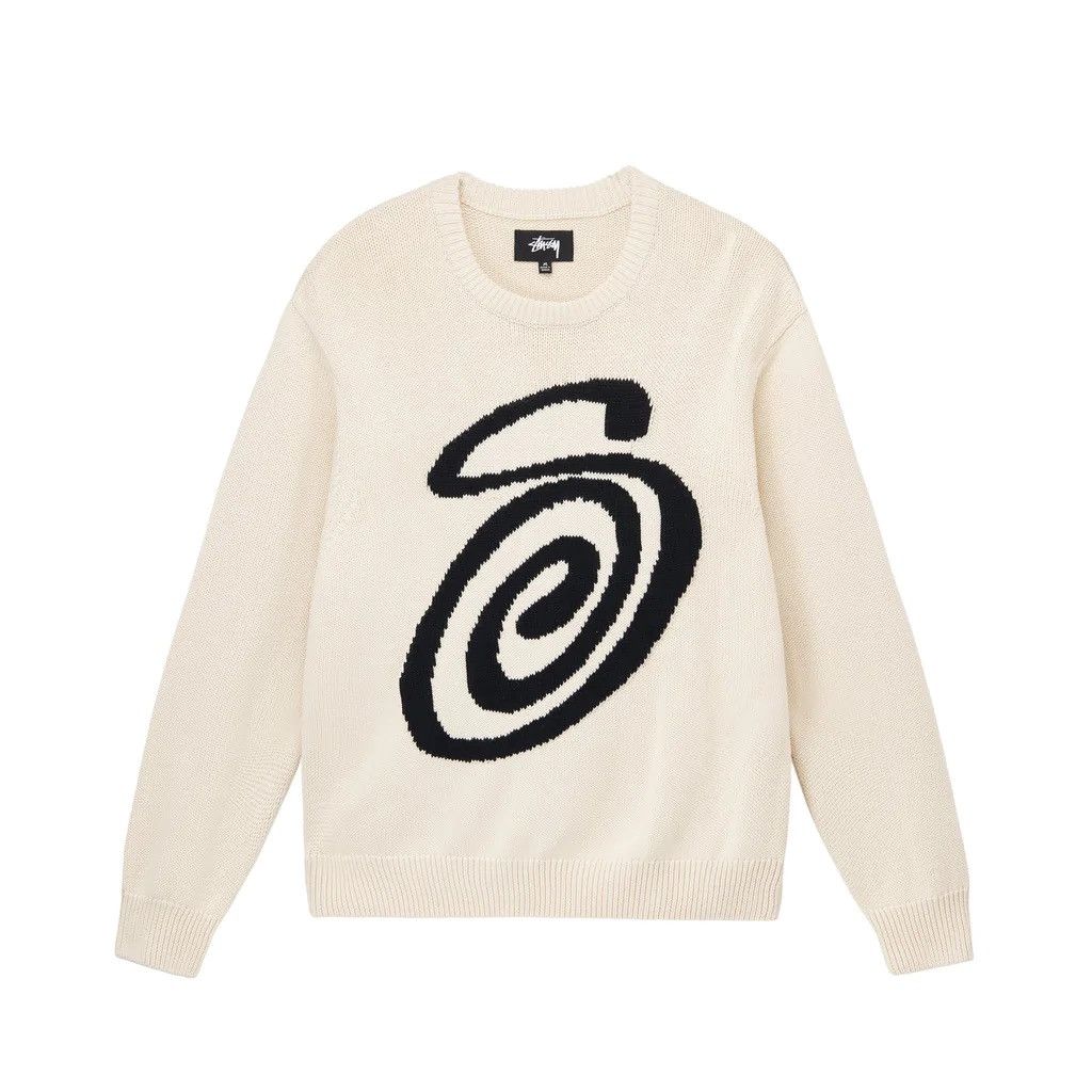 STUSSY CURLY S SWEATERニットブラック S Stussy Curly S Sweater 117073 / 0001 | OVERKILL