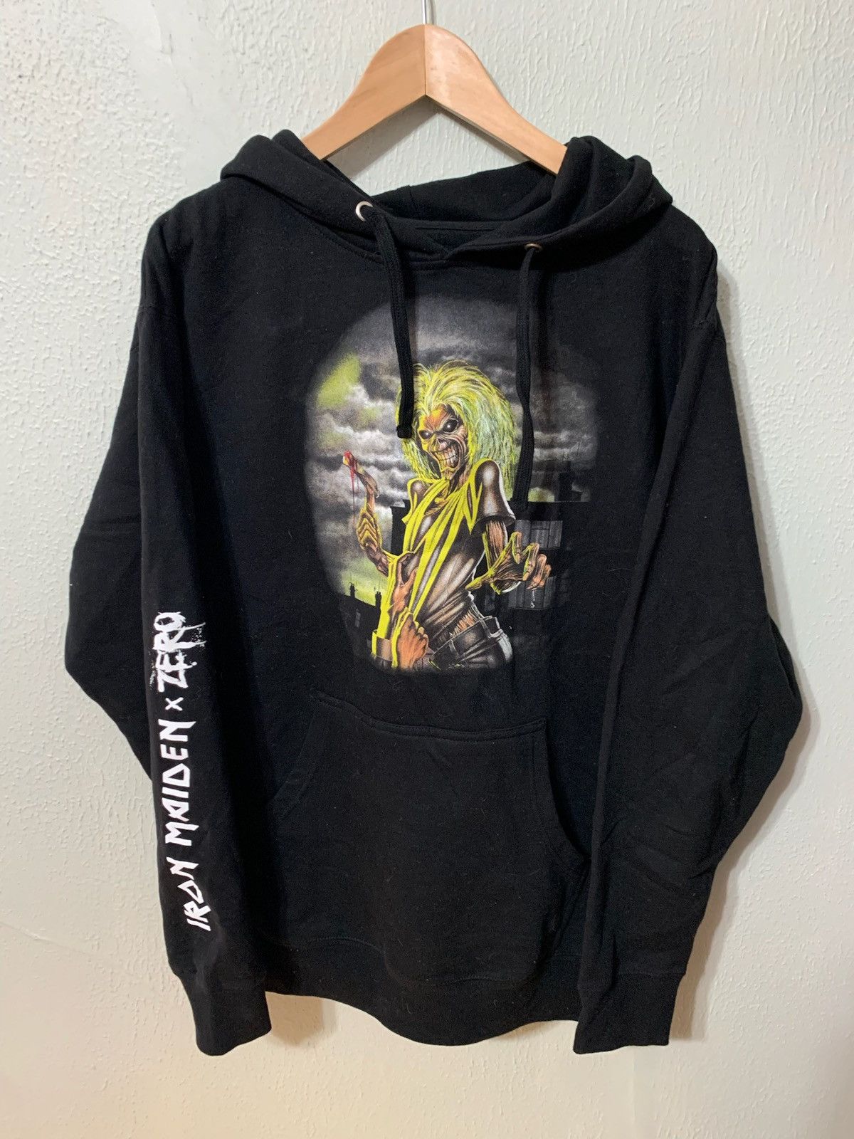 Vintage Vintage Iron Maiden Zero Skateboards Zombie Hoodie Grailed