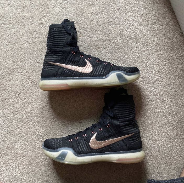 Nike kobe x hot sale elite rose gold