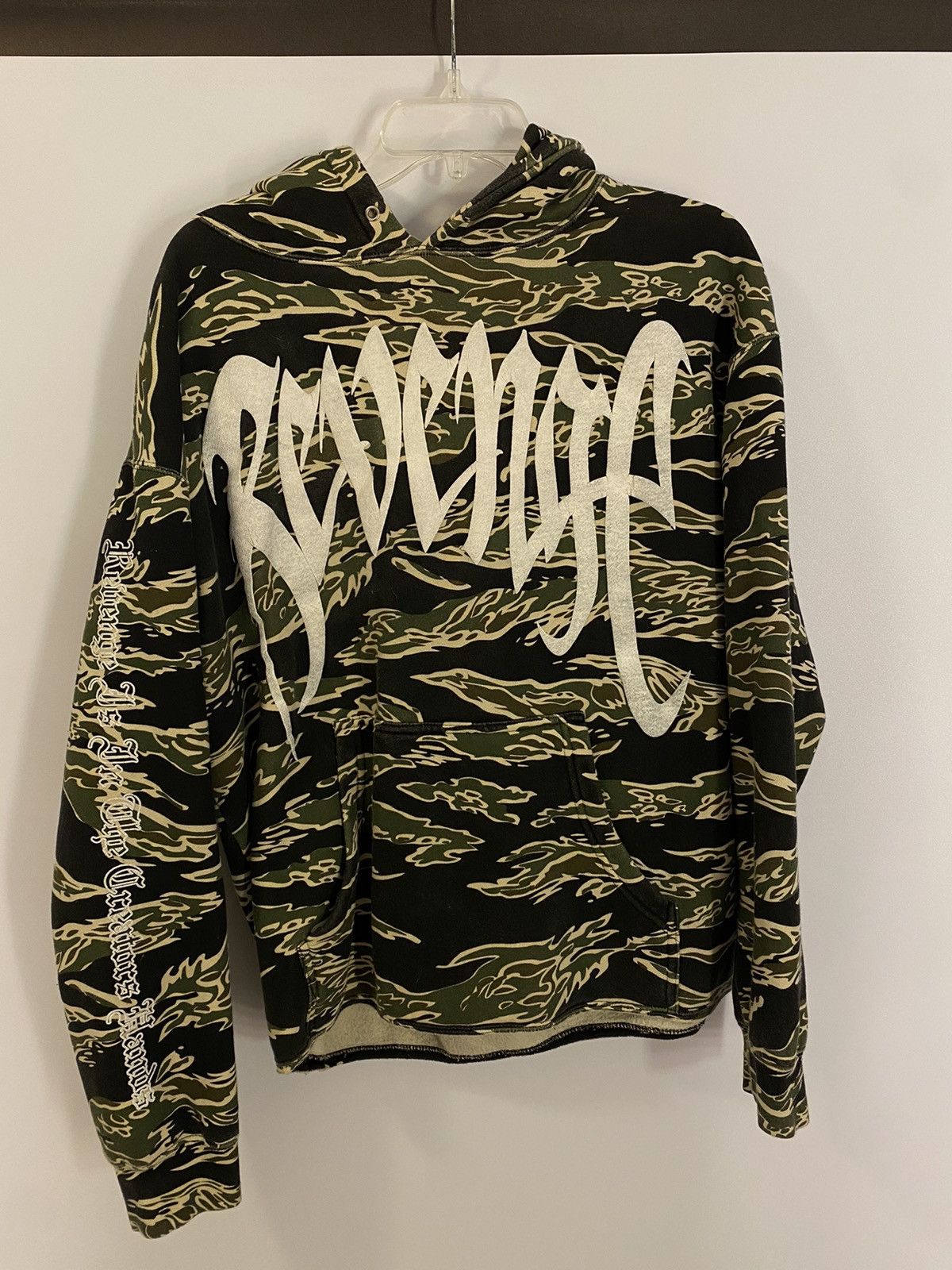 Revenge Camo Hoodie Grailed