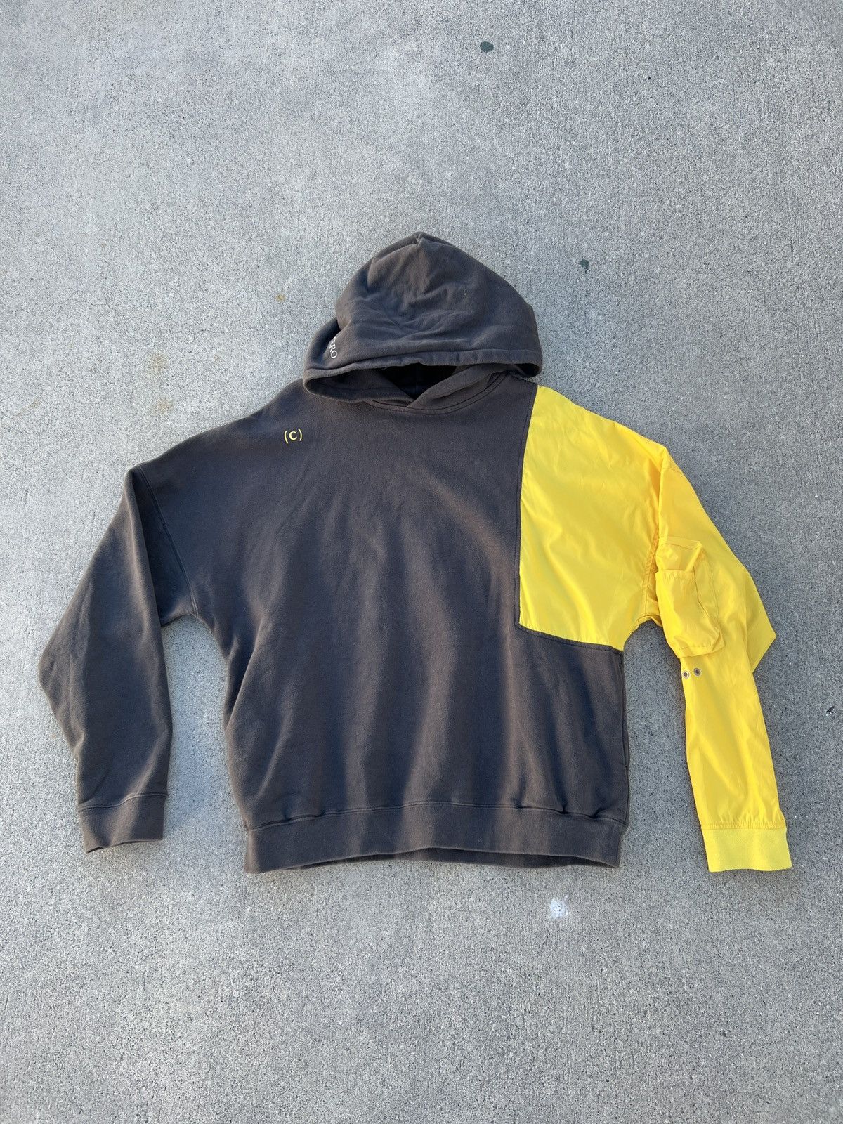 C2h4 C2H4 reconstructed sleeve hoodie 2018 Grailed