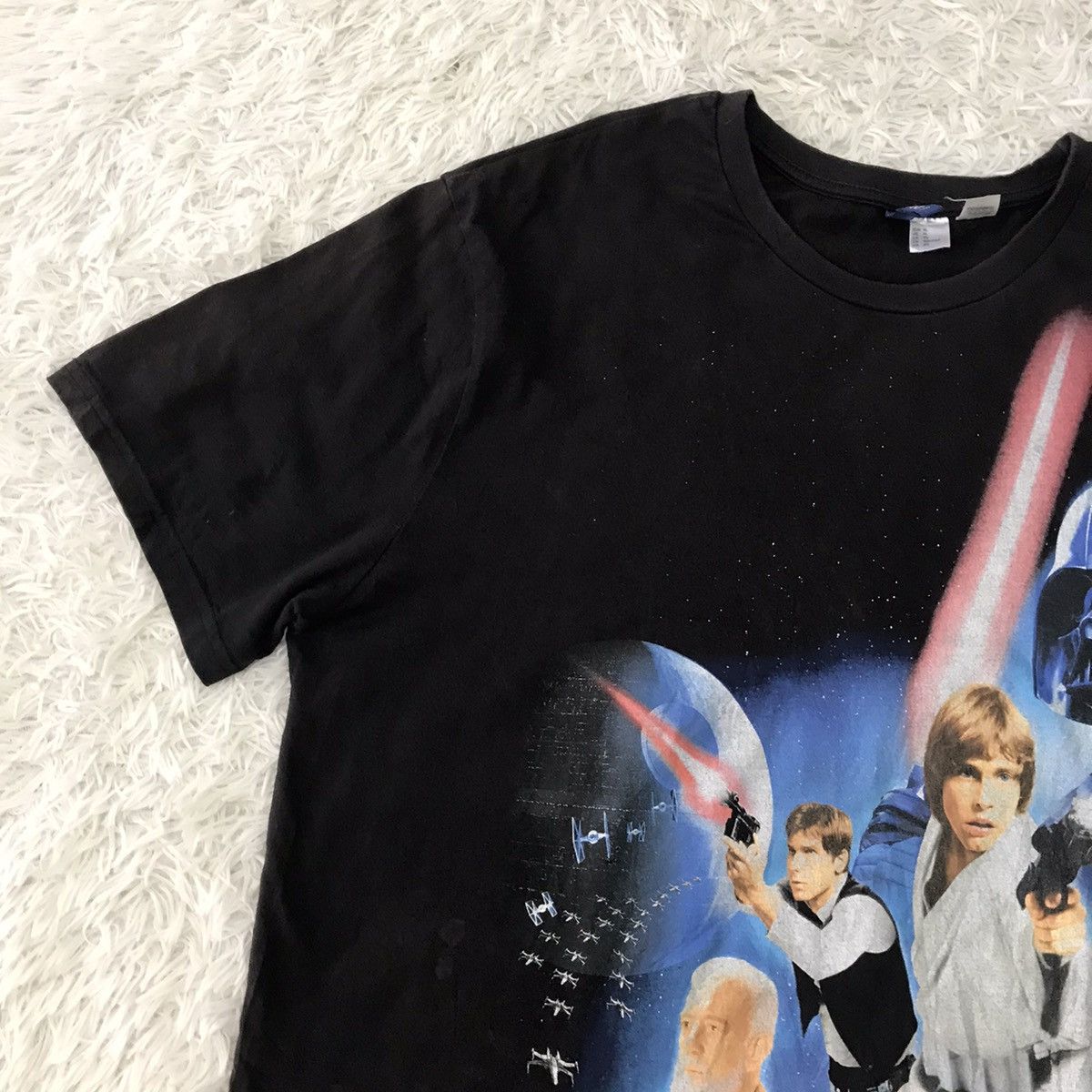 💥Steals💥Vtg Movie Star Wars Nice Printed Tee