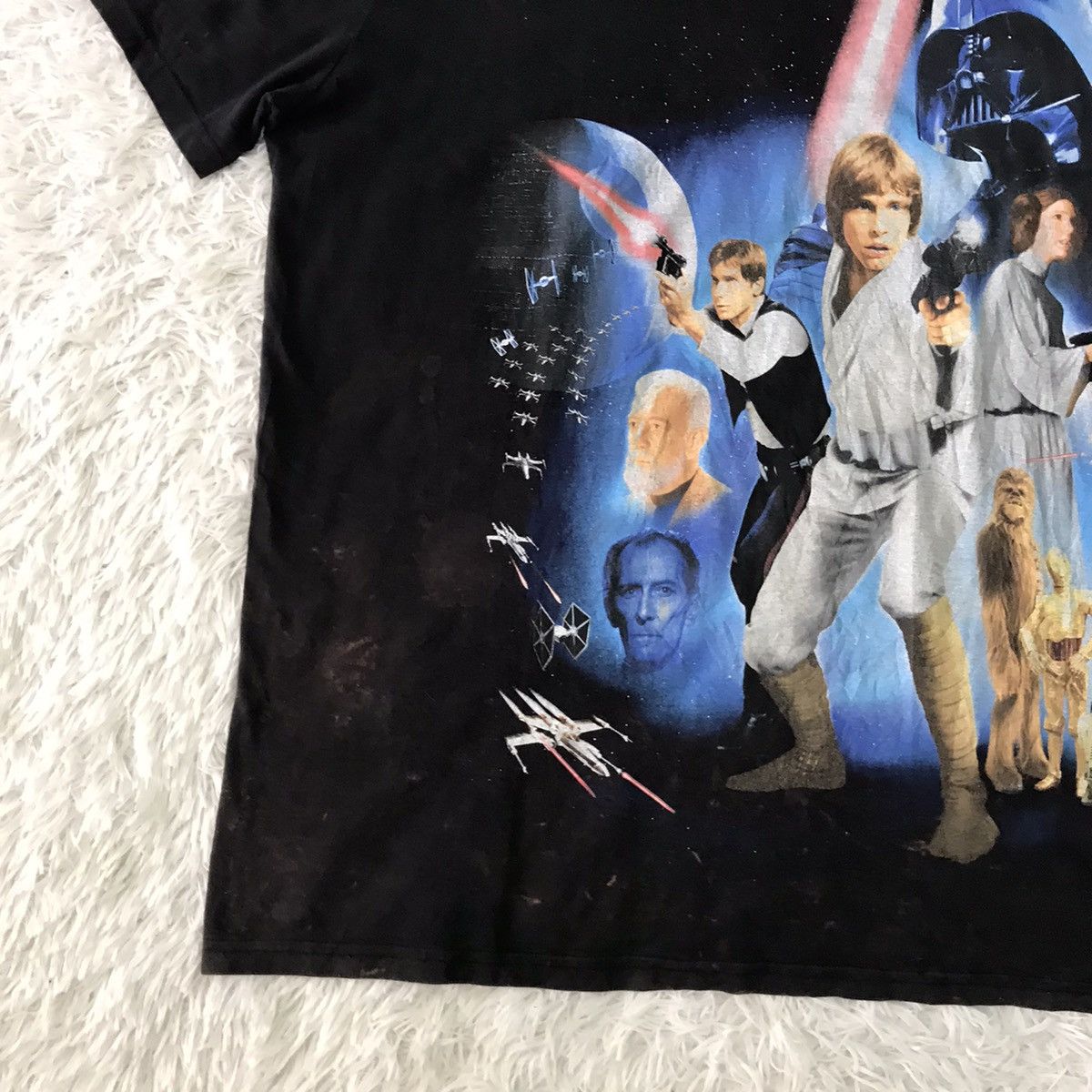 💥Steals💥Vtg Movie Star Wars Nice Printed Tee