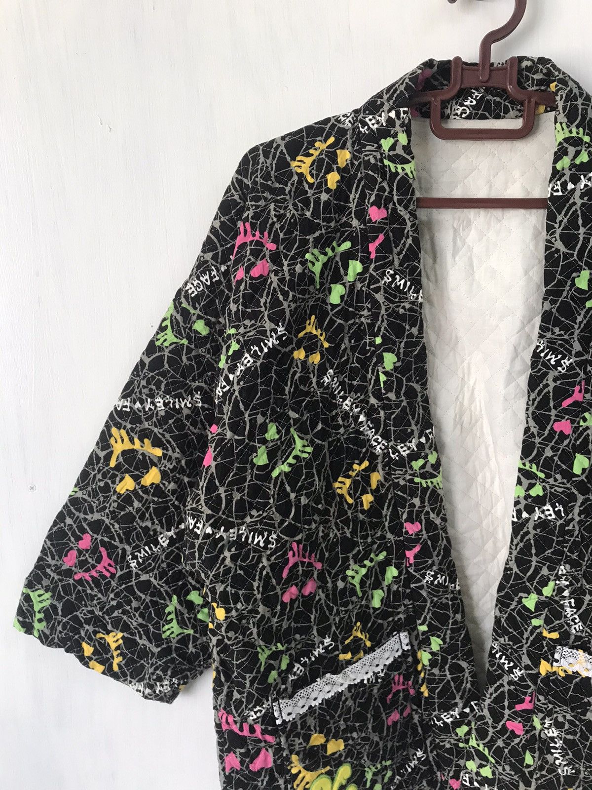 Art Comes First × Japanese Brand 💥Steals💥Smiley Face Cardigan Kimono Size US M / EU 48-50 / 2 - 3 Thumbnail