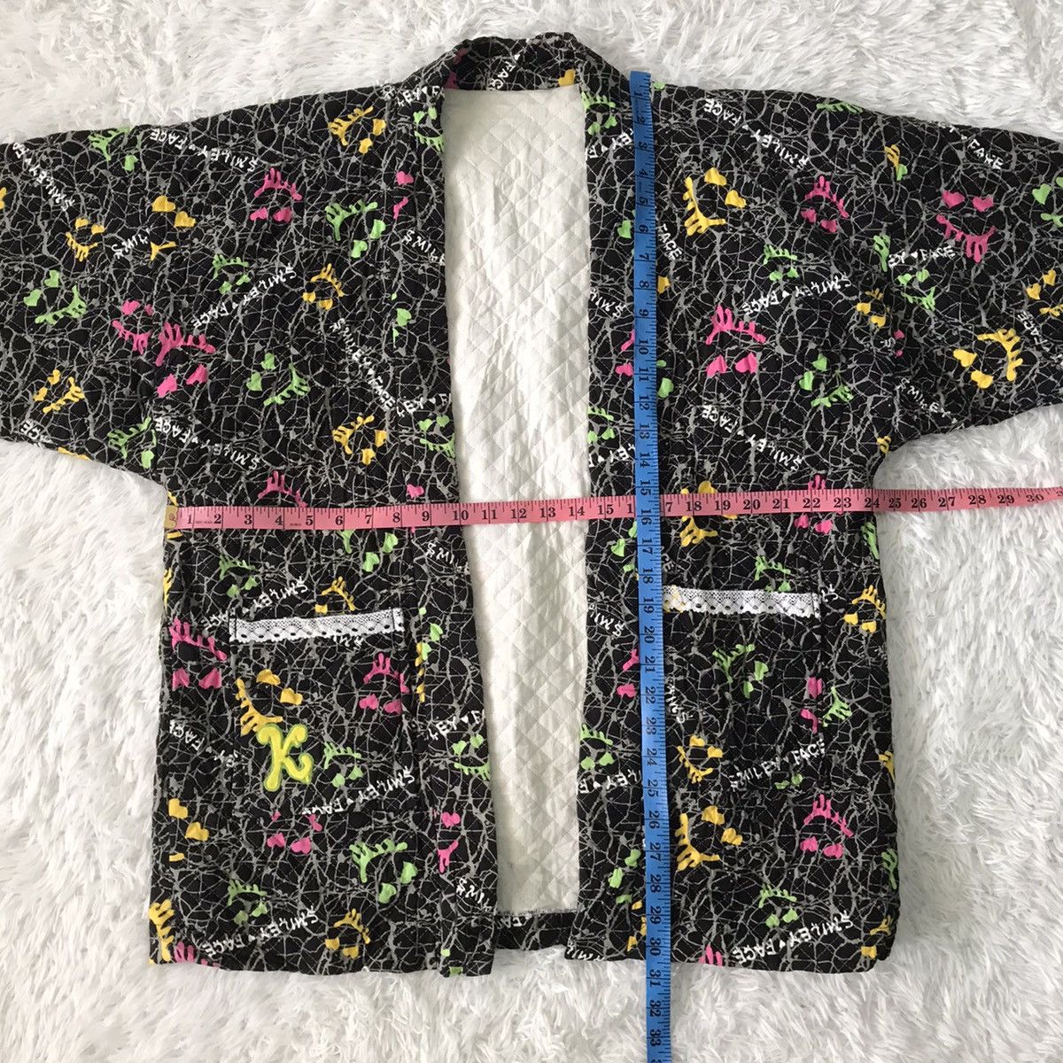 Art Comes First × Japanese Brand 💥Steals💥Smiley Face Cardigan Kimono Size US M / EU 48-50 / 2 - 15 Thumbnail