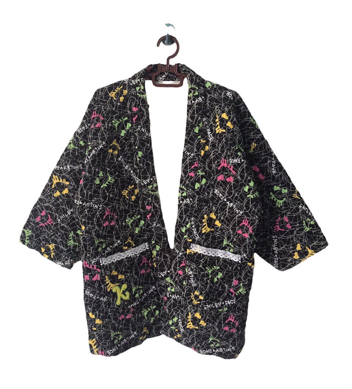 Art Comes First × Japanese Brand 💥Steals💥Smiley Face Cardigan Kimono Size US M / EU 48-50 / 2 - 1 Thumbnail