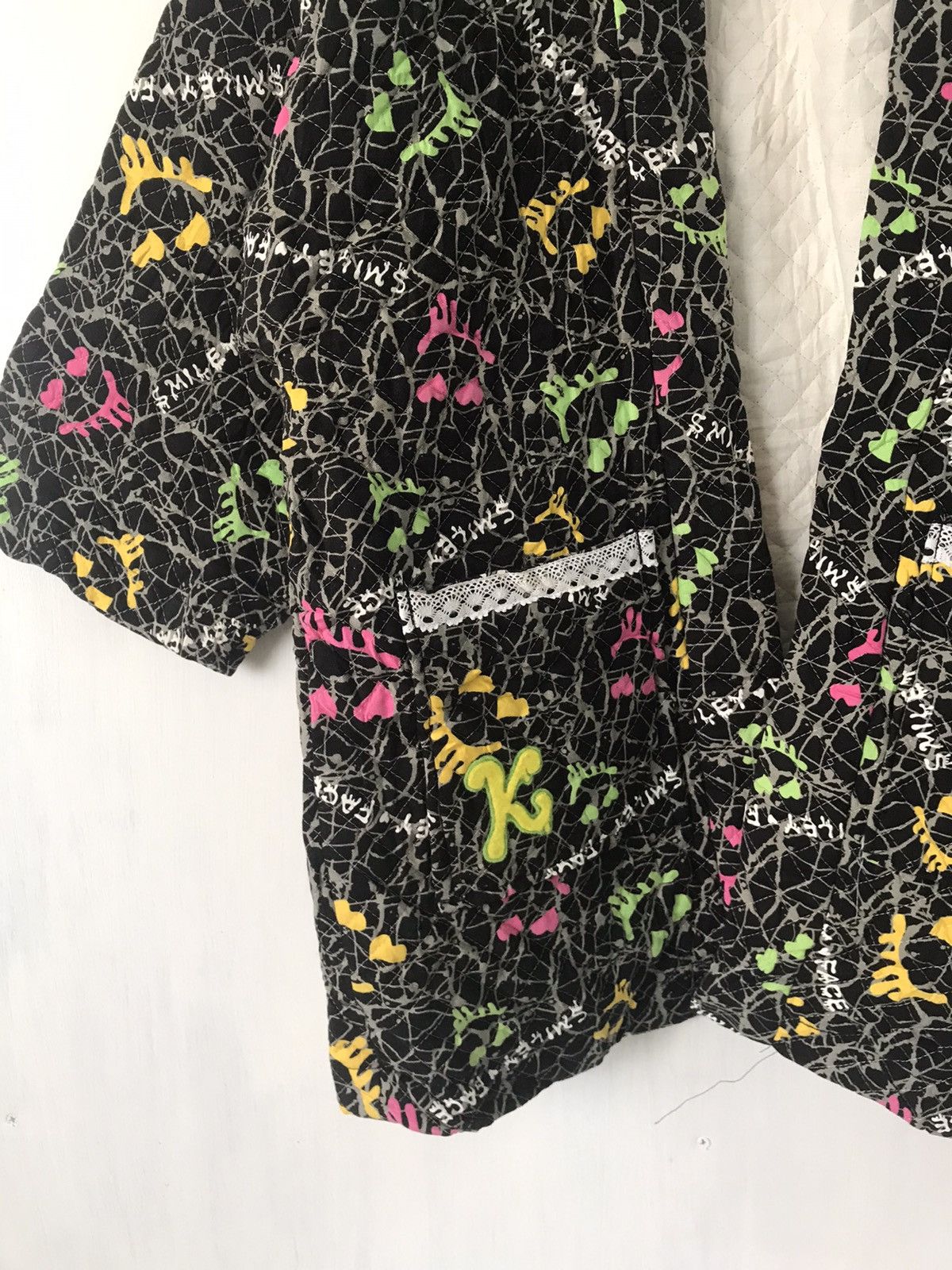 Art Comes First × Japanese Brand 💥Steals💥Smiley Face Cardigan Kimono Size US M / EU 48-50 / 2 - 6 Thumbnail