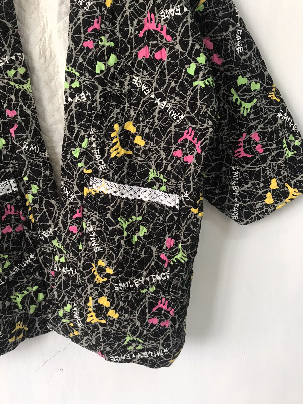 Art Comes First × Japanese Brand 💥Steals💥Smiley Face Cardigan Kimono Size US M / EU 48-50 / 2 - 5 Thumbnail