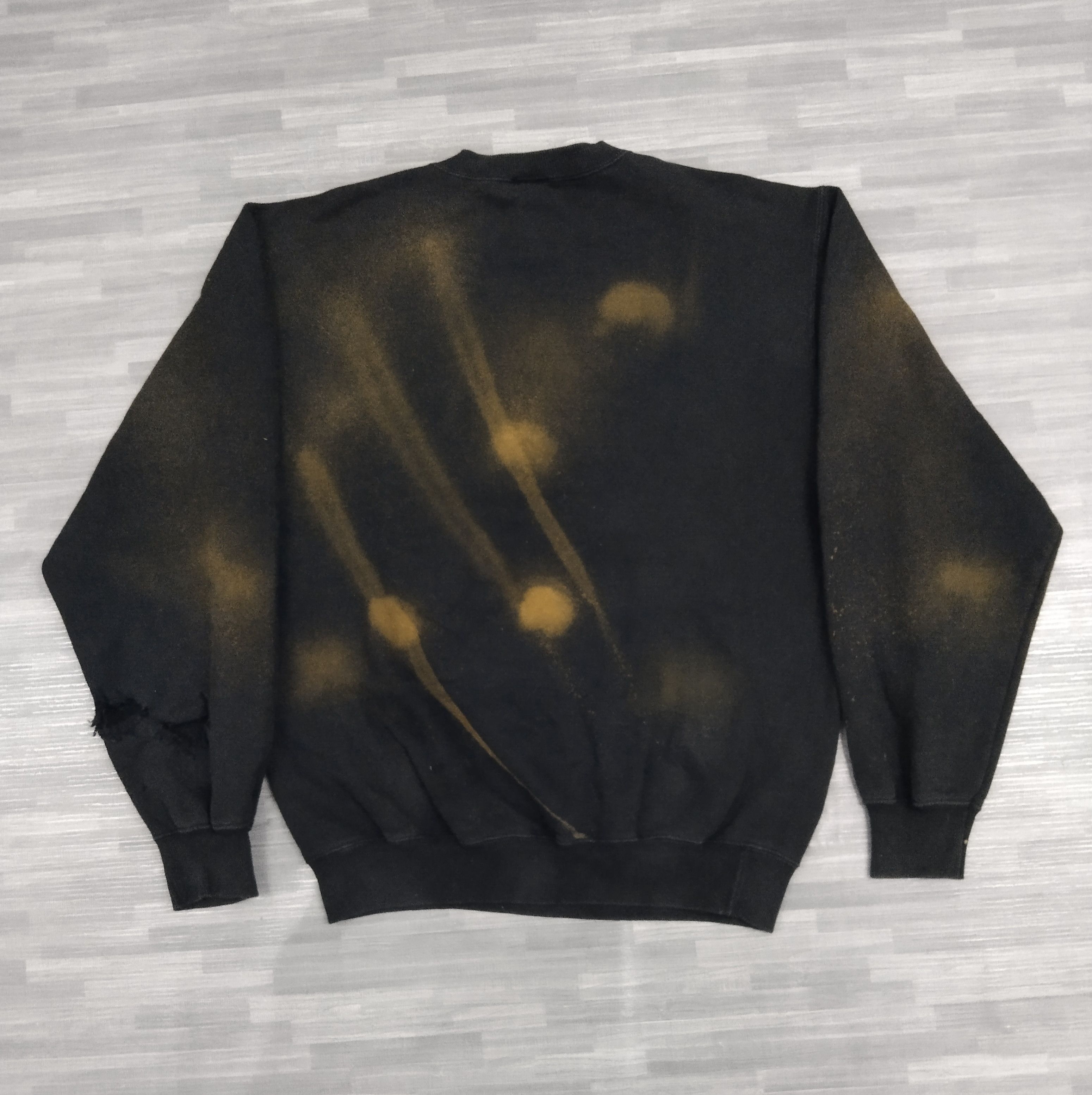 Vintage THRASHED BLACK VINTAGE SWEATSHIRTS Size US M / EU 48-50 / 2 - 5 Thumbnail