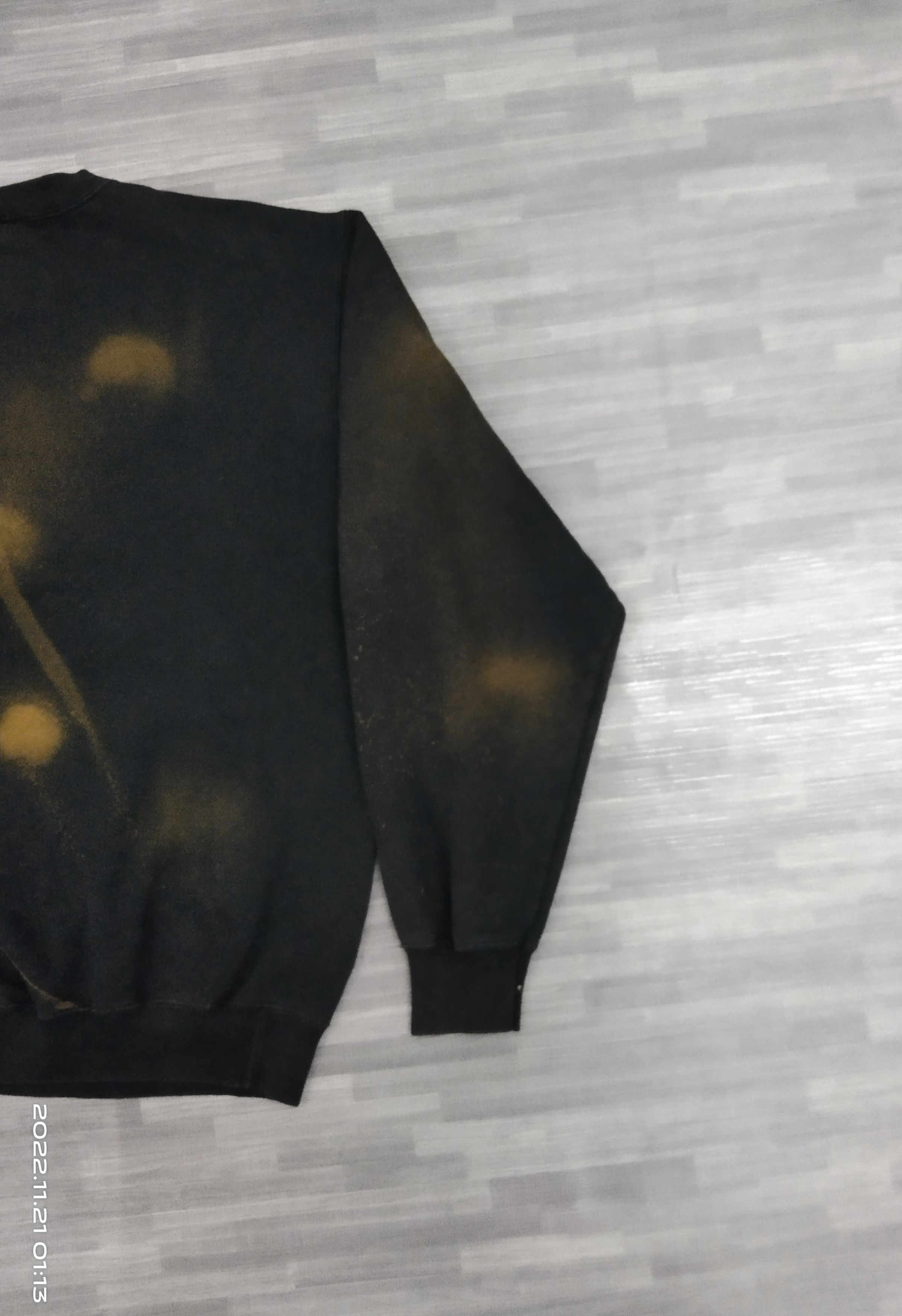 Vintage THRASHED BLACK VINTAGE SWEATSHIRTS Size US M / EU 48-50 / 2 - 6 Thumbnail