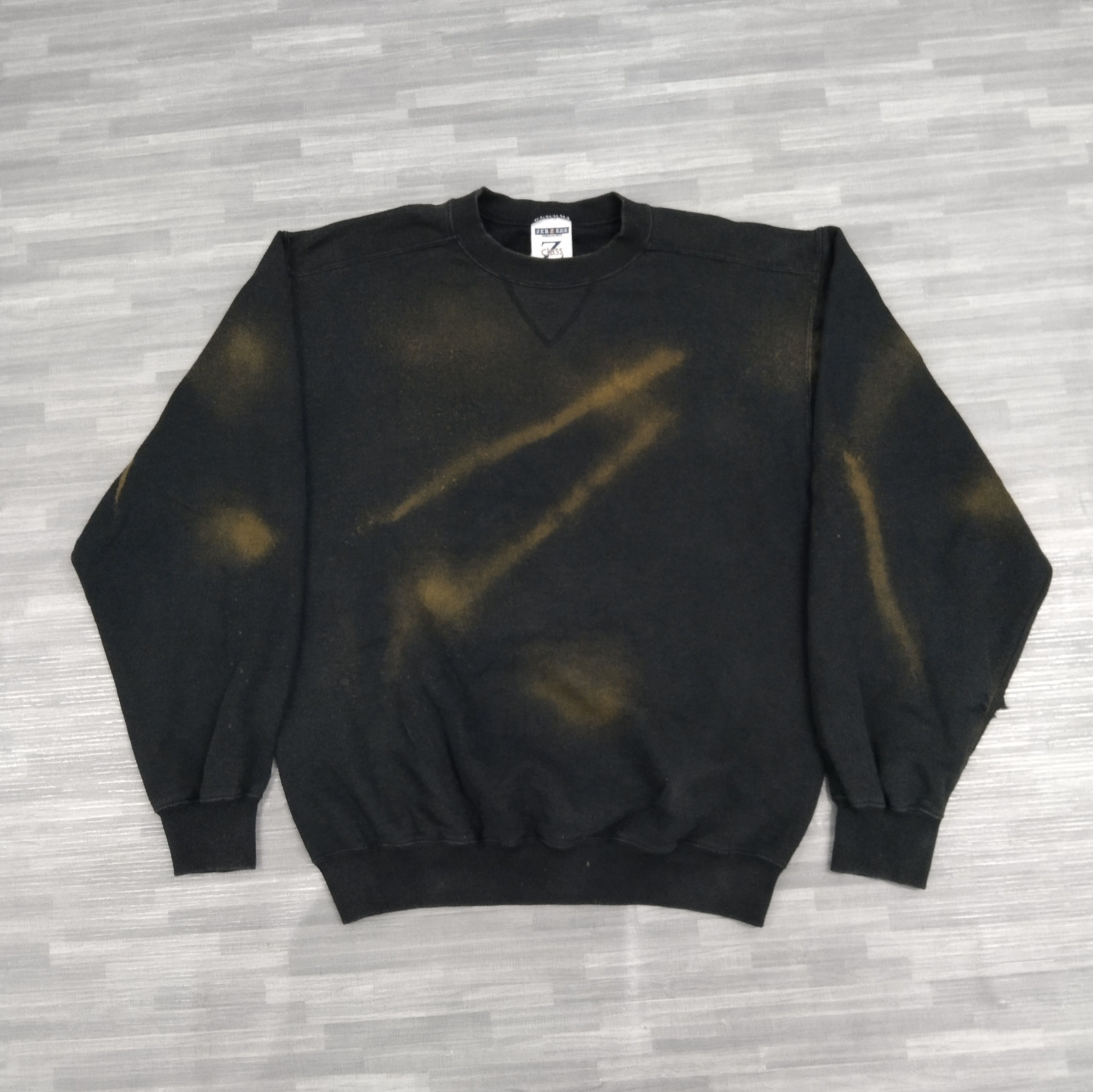 Vintage THRASHED BLACK VINTAGE SWEATSHIRTS Size US M / EU 48-50 / 2 - 2 Thumbnail