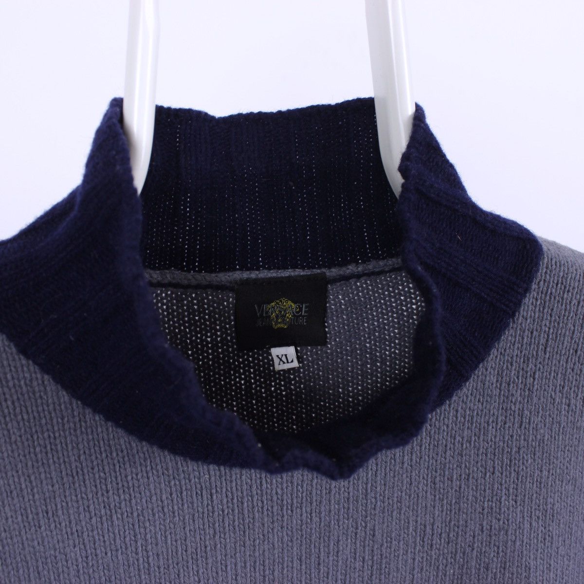 Versace Vintage Versace Jeans Couture Sweater Knitwear Size US XL / EU 56 / 4 - 3 Thumbnail