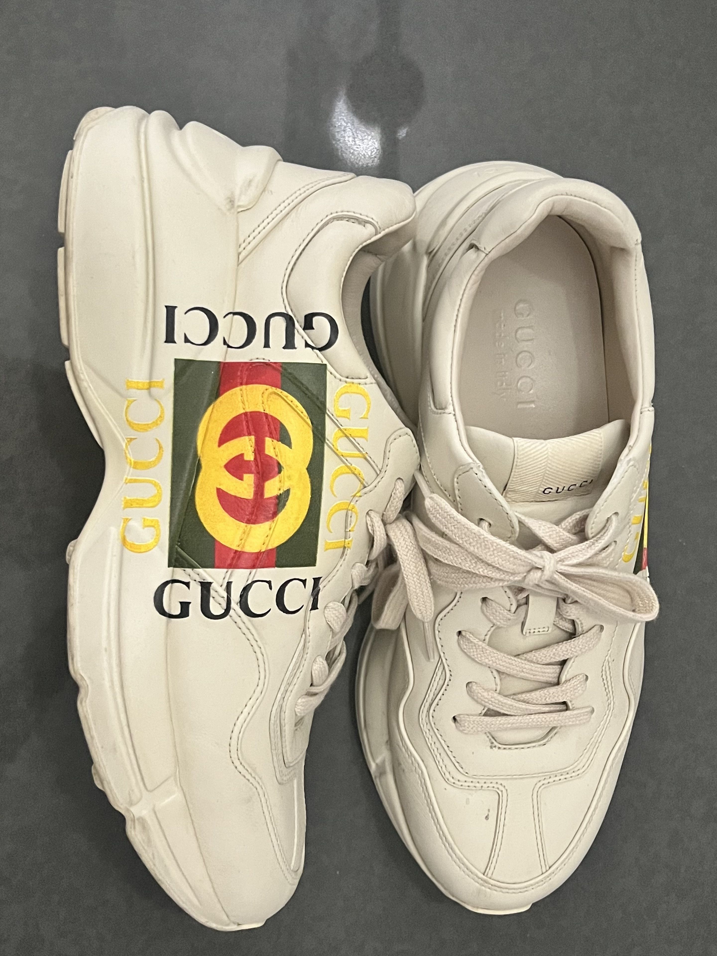 Gucci Gucci Rhyton Logo Sneaker Size US 7 / EU 40 - 6 Thumbnail