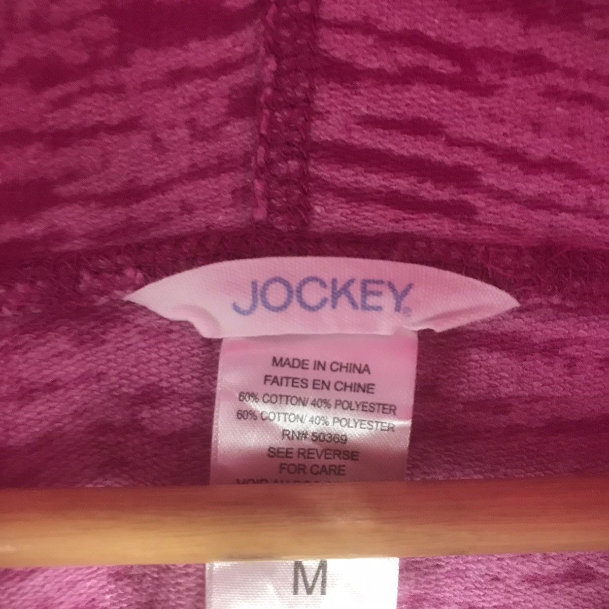 Japanese Brand × Jockey Jockey Plain Pink Colour Medium Size Hoodie Size US M / EU 48-50 / 2 - 4 Thumbnail