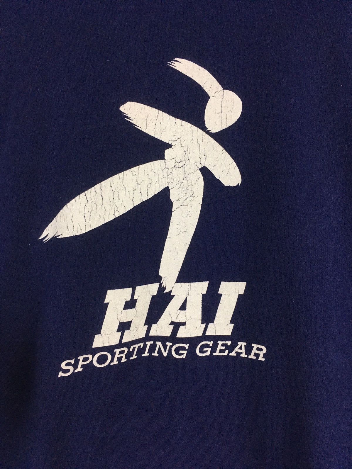 Hai Sporting Gear × Issey Miyake Vintage Hai SportingGear IsseyMiyake Blue Colour Sweatshirt Size US M / EU 48-50 / 2 - 3 Thumbnail