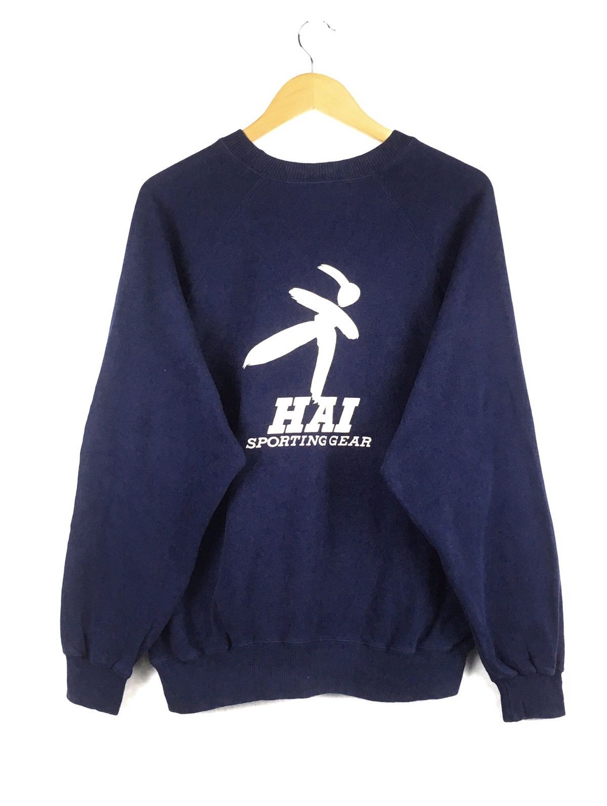 Hai Sporting Gear × Issey Miyake Vintage Hai SportingGear IsseyMiyake Blue Colour Sweatshirt Size US M / EU 48-50 / 2 - 2 Thumbnail