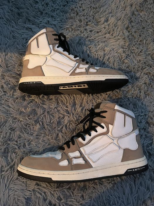 Amiri Amiri “Slate Grey” Skeleton Hi-Tops | Grailed