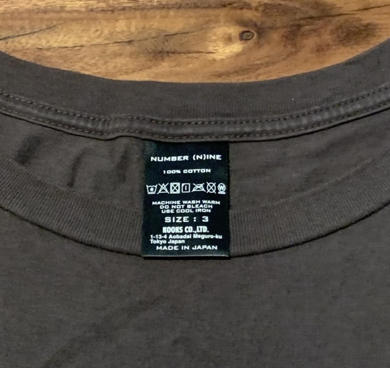 Number (N)ine Number (N)ine School of Visual Comedy Tee Size US M / EU 48-50 / 2 - 3 Thumbnail