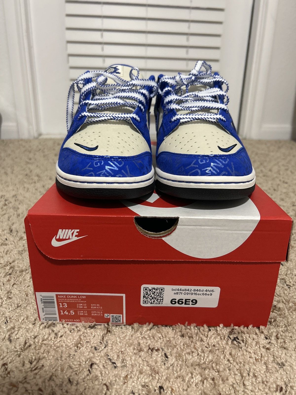Nike Nike Dunk Low - Jackie Robinson Size US 13 / EU 46 - 4 Thumbnail