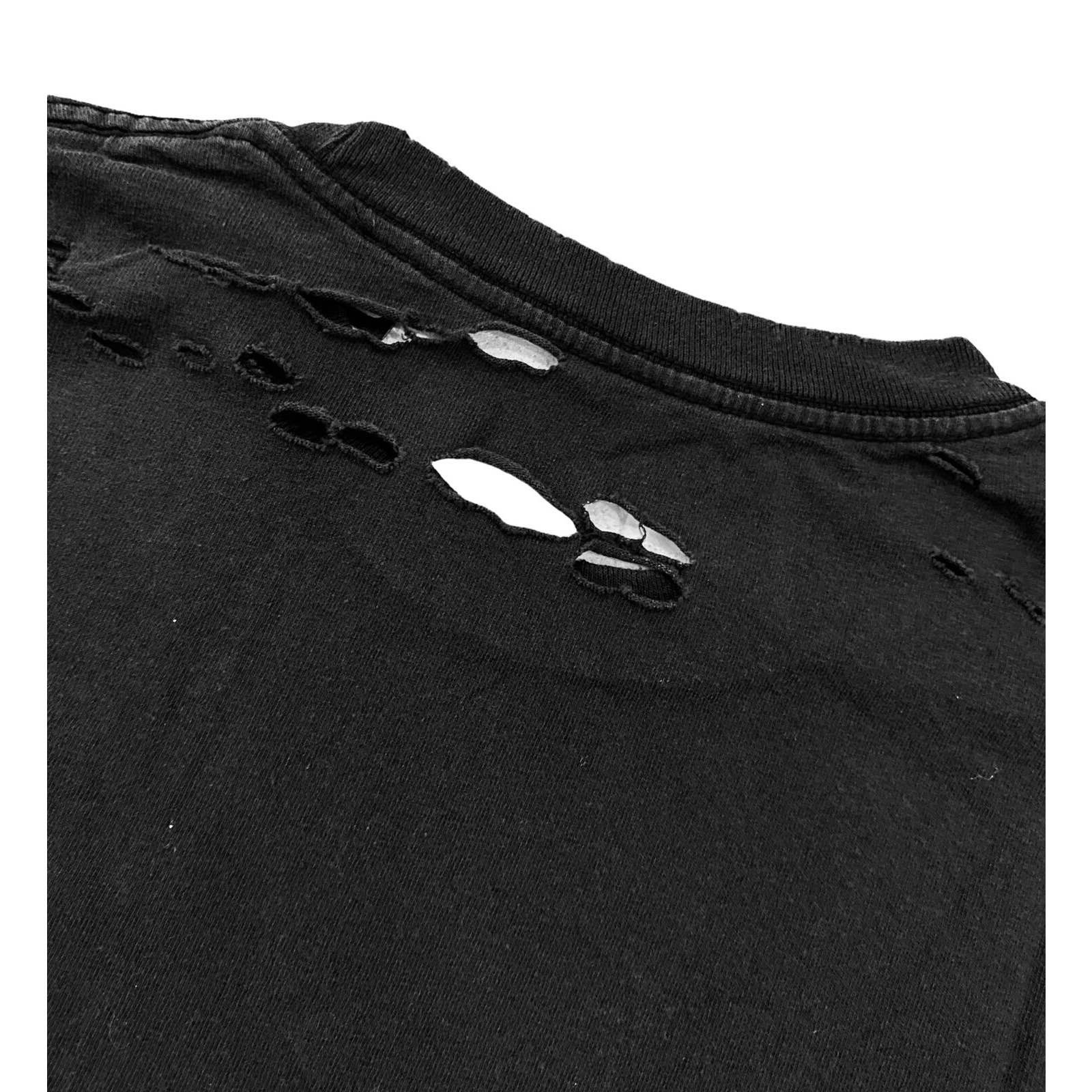 The Rolling Stones The Rolling Stones Men's Flame T-Shirt With Distressed Holes Size US XL / EU 56 / 4 - 6 Thumbnail