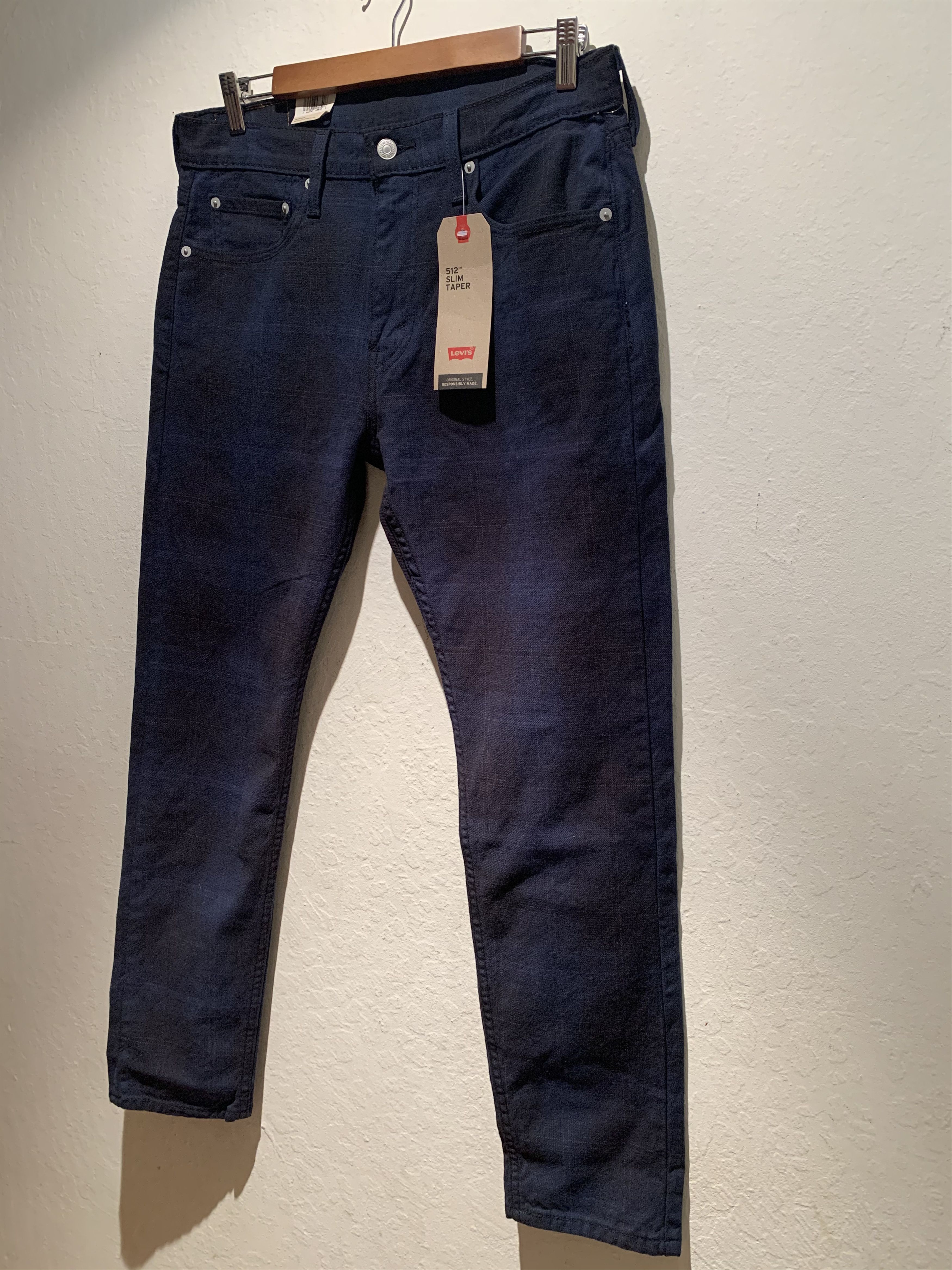 *RARE* New Levi’s 512 Slim Taper Plaid Pants/Jeans