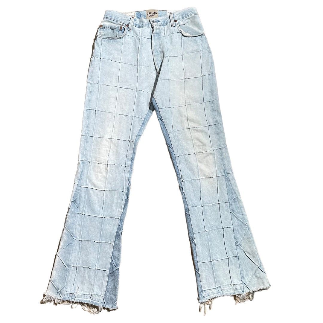 Gallery Dept. Gallery Dept “Lenny” Patchwork Flare Denim Size US 29 - 1 Thumbnail