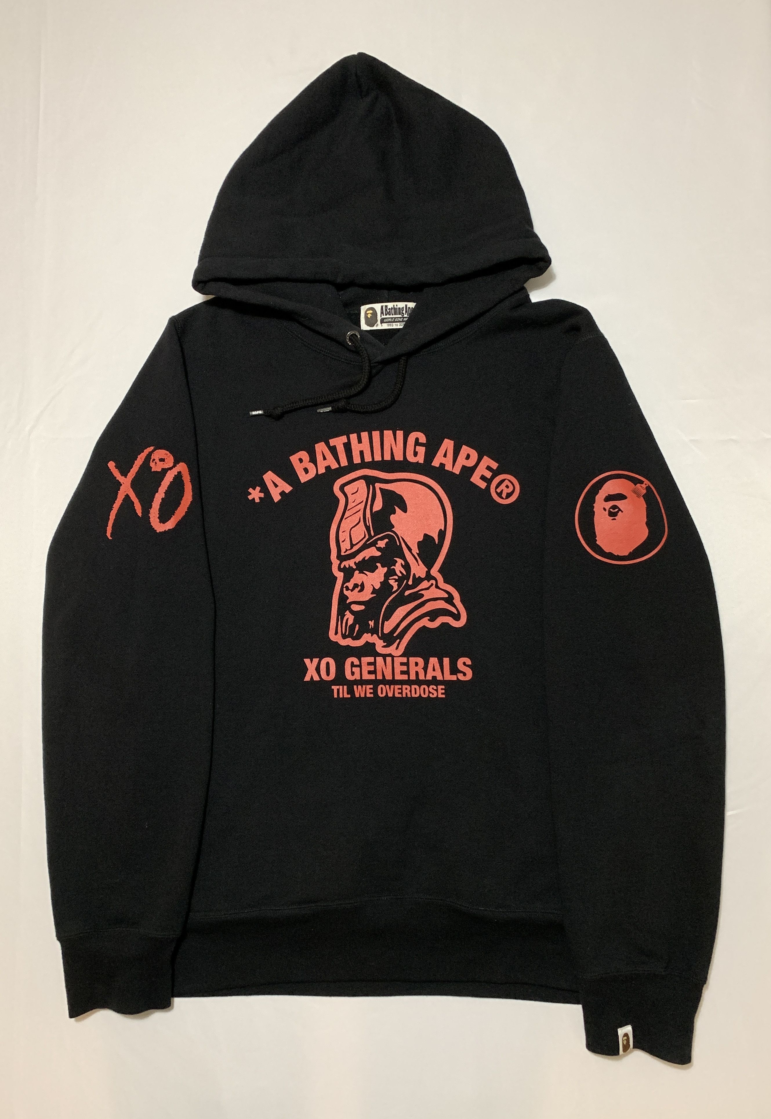 Bape XO BAPE x THE WEEKND XO General Pullover Black Hoodie Grailed