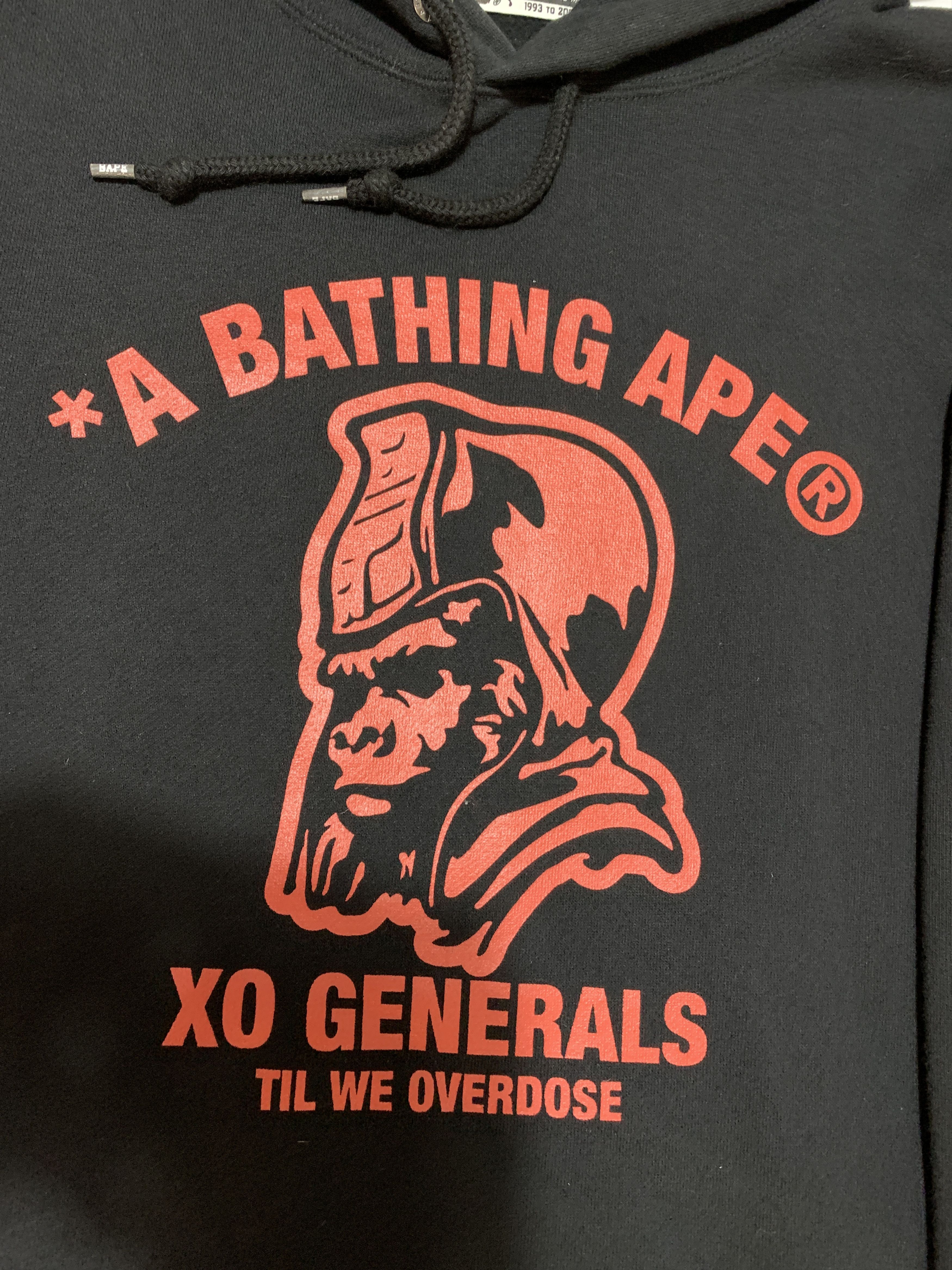 Bape × XO BAPE x THE WEEKND XO General Pullover Black Hoodie Size US M / EU 48-50 / 2 - 2 Thumbnail
