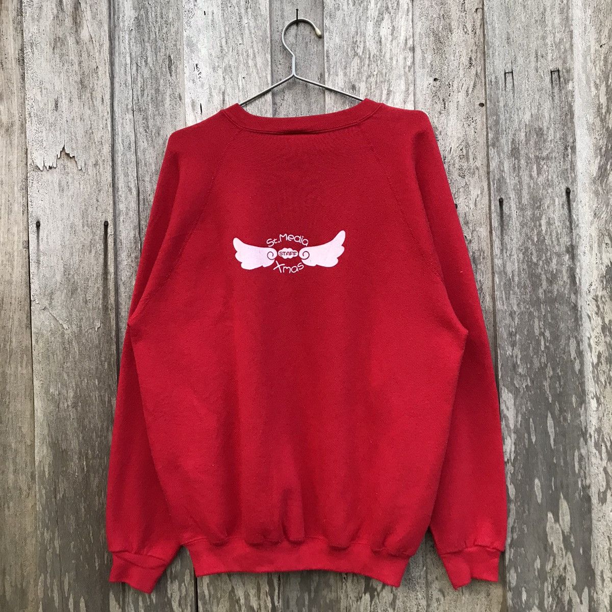 Vintage Vintage Discuss Athletic St.Media Staff Xmas Sweatshirt Size US L / EU 52-54 / 3 - 1 Thumbnail