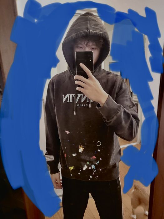 Lanvin Gallery Dept. x Lanvin Paint Splatter Hoodie | Grailed