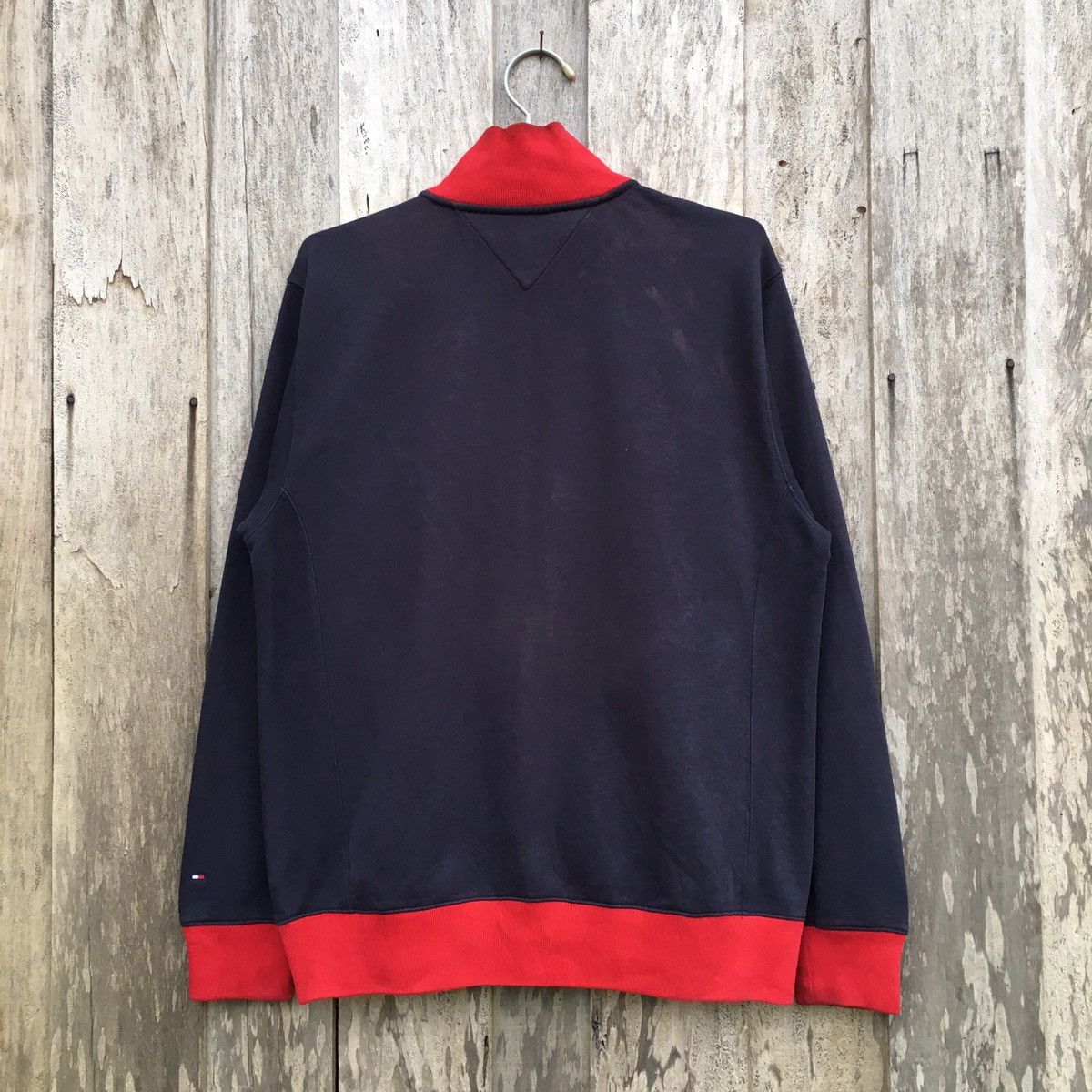 Tommy Hilfiger × Vintage Vintage Tommy Hilfiger Zip Up Sweatshirt Spell Out Big Logo Size US M / EU 48-50 / 2 - 8 Thumbnail