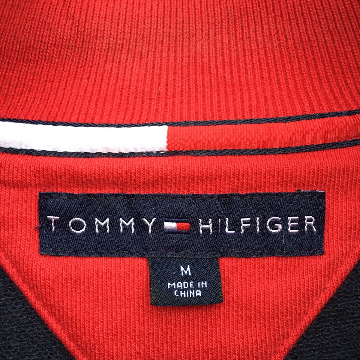 Tommy Hilfiger × Vintage Vintage Tommy Hilfiger Zip Up Sweatshirt Spell Out Big Logo Size US M / EU 48-50 / 2 - 5 Thumbnail