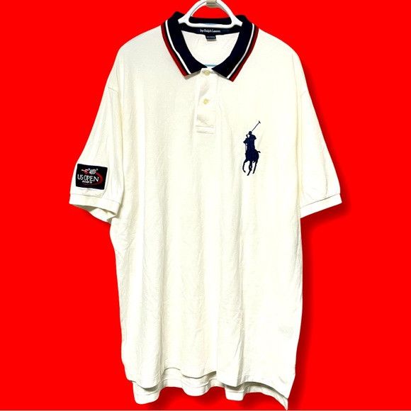 Y2K Polo by Ralph Lauren US Open 2005 Big Pony SHIRT