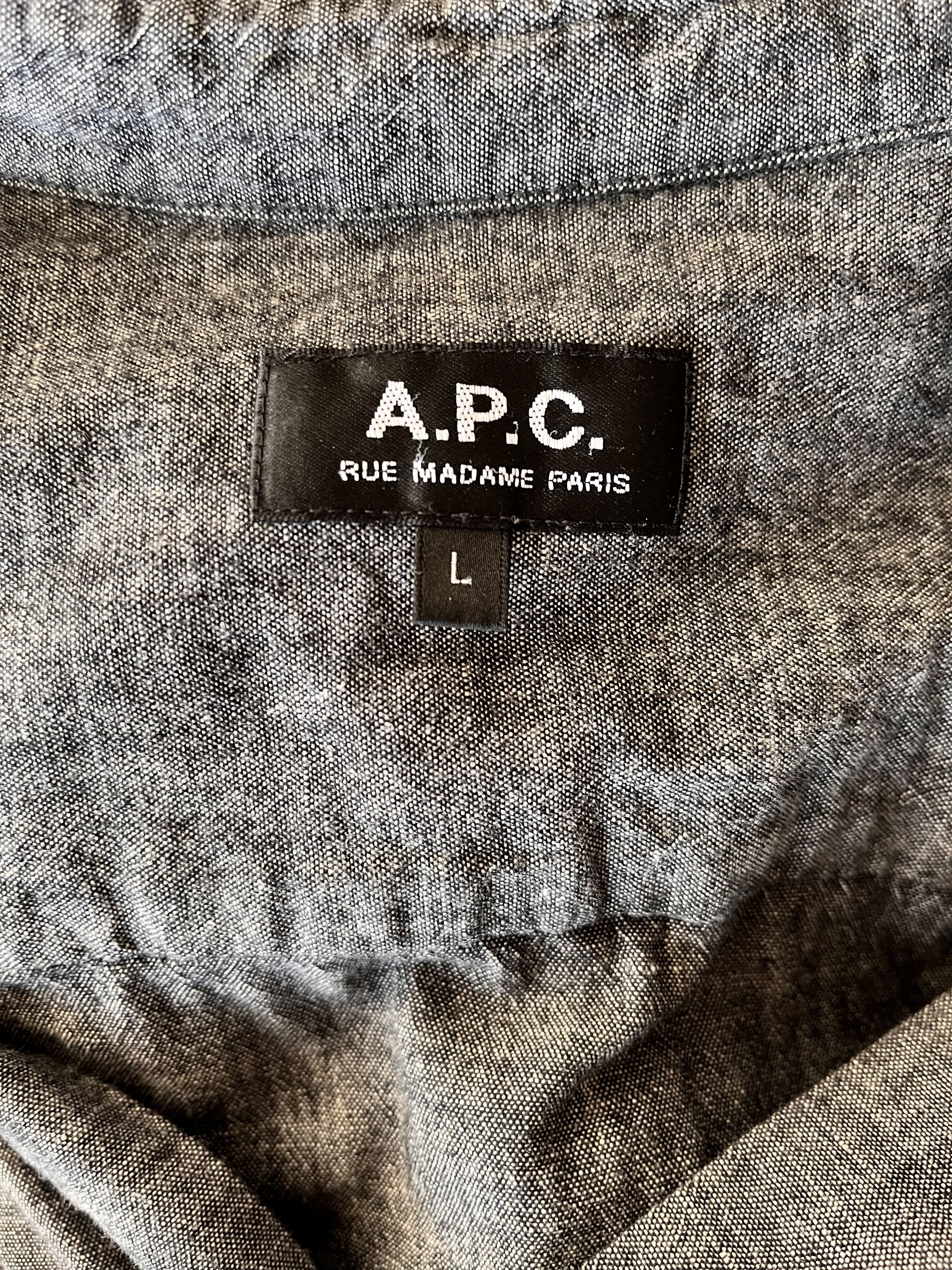 A.P.C. APC casual shirt Size US M / EU 48-50 / 2 - 2 Thumbnail