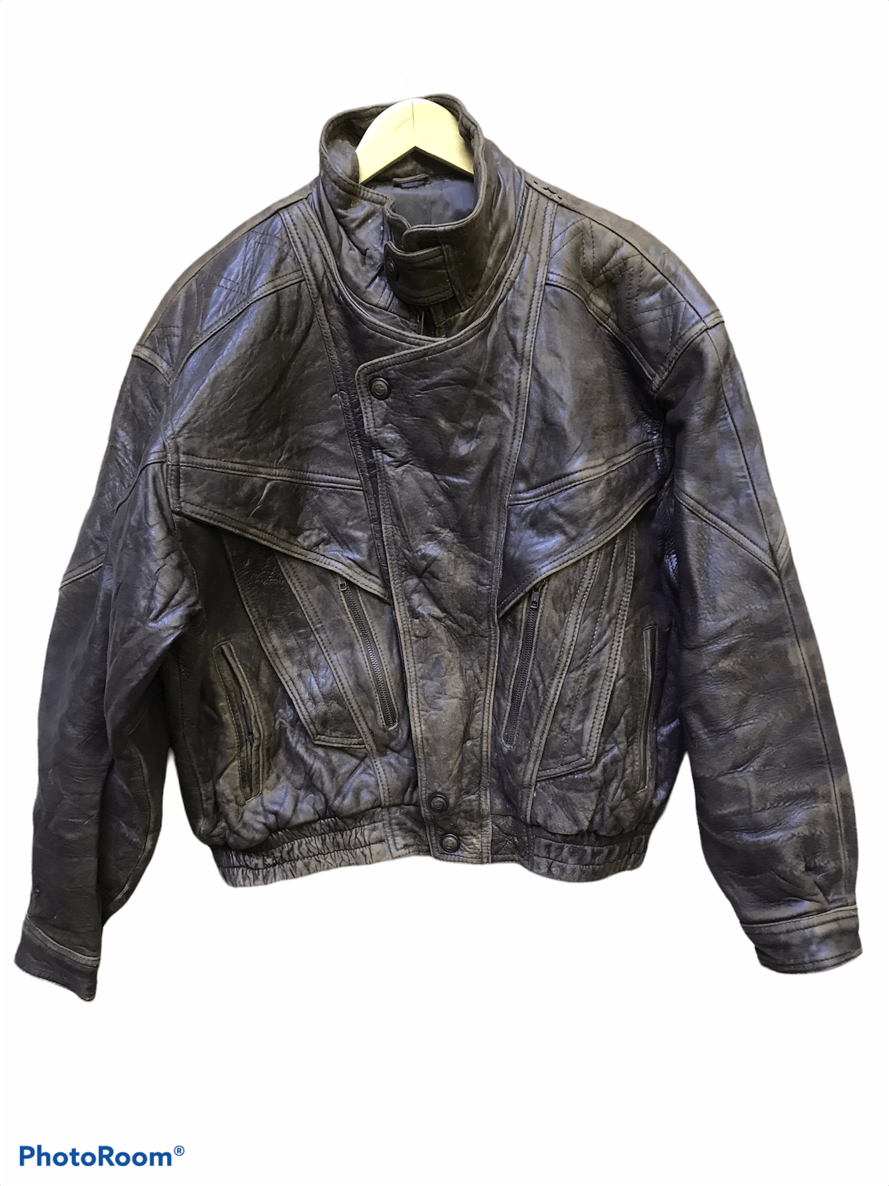 Genuine Leather Euro Mond Bikers Rebel Motorcyle Jacket | Grailed