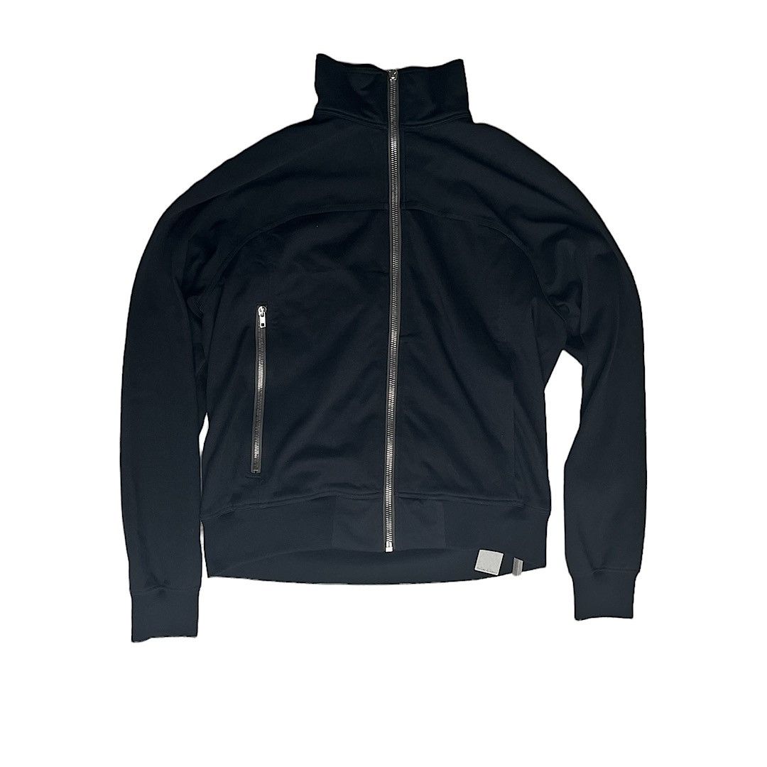 Rick Owens Fog machine 22 zipped cotton jersey track jacket Size US S / EU 44-46 / 1 - 1 Thumbnail