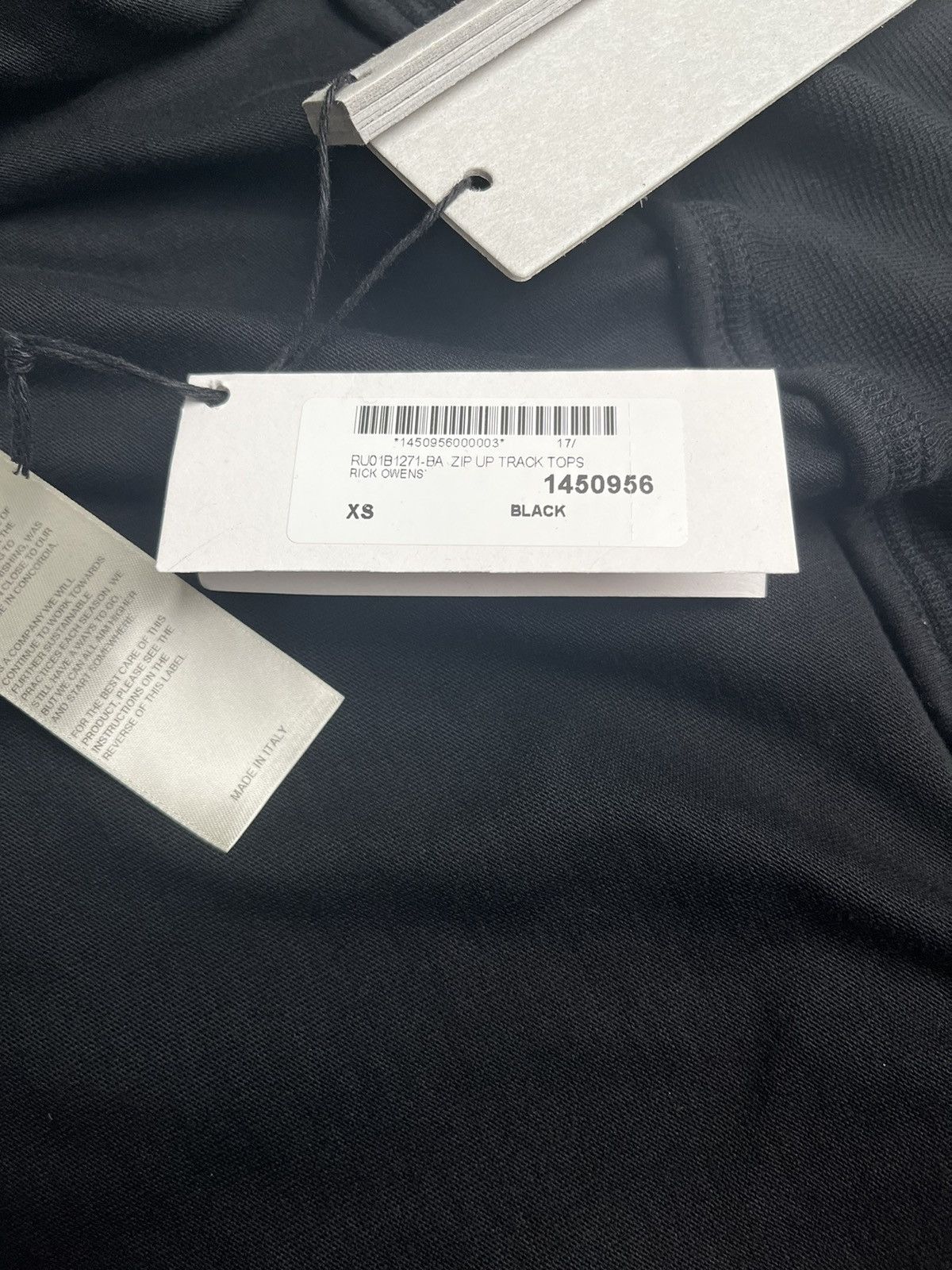 Rick Owens Fog machine 22 zipped cotton jersey track jacket Size US S / EU 44-46 / 1 - 6 Thumbnail