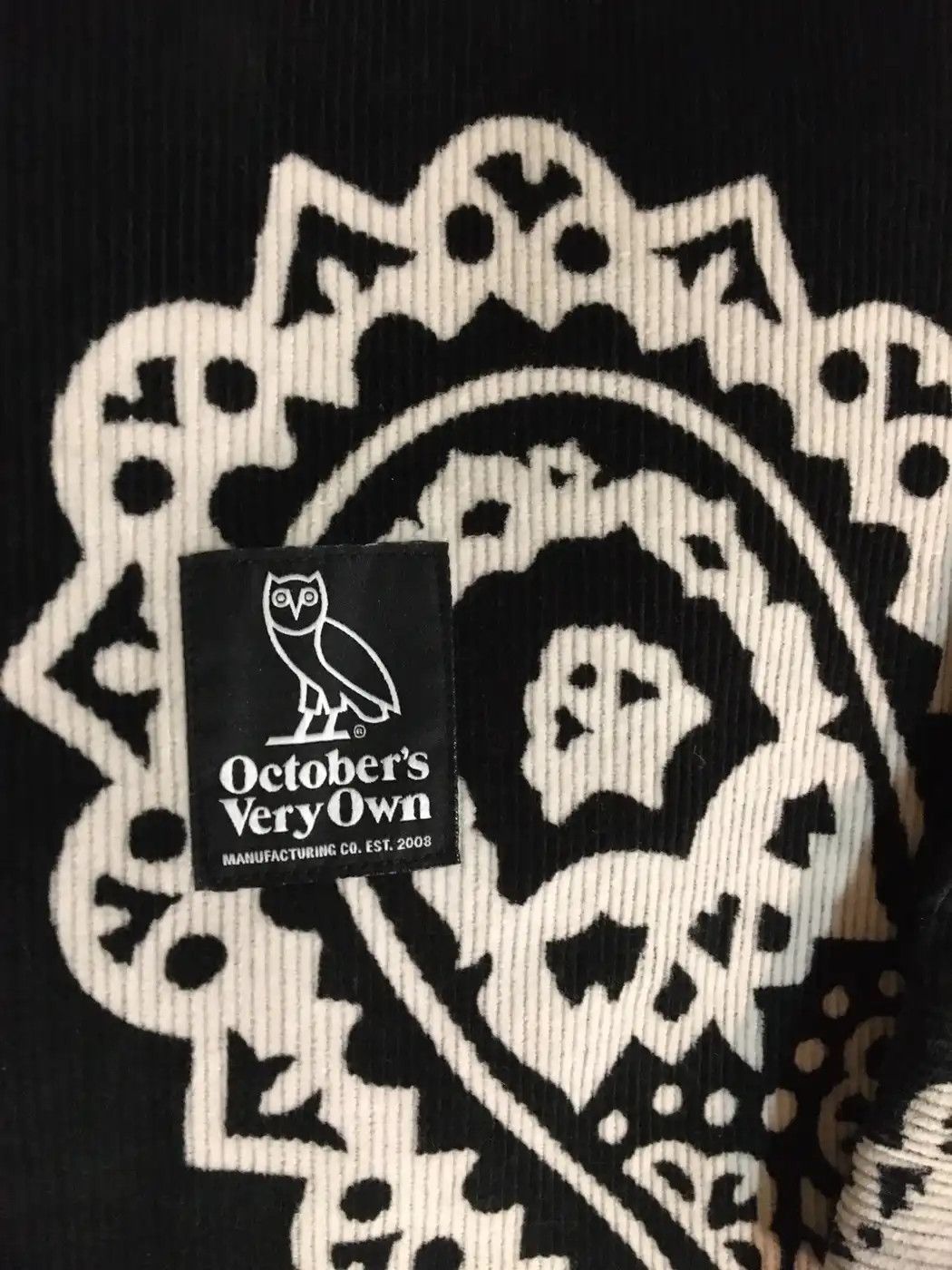 Drake OVO All Over Owl Print Paisley Corduroy Button Up Shirt 2019 Size US XXL / EU 58 / 5 - 3 Thumbnail