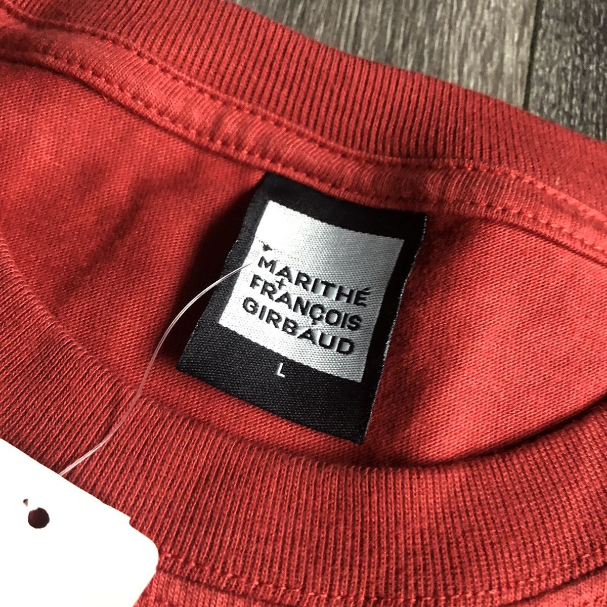 Marithe + Francois Girbaud New Vintage 1990s Marithe Francois Girbaud Le Jean Logo Tee Size US L / EU 52-54 / 3 - 3 Thumbnail