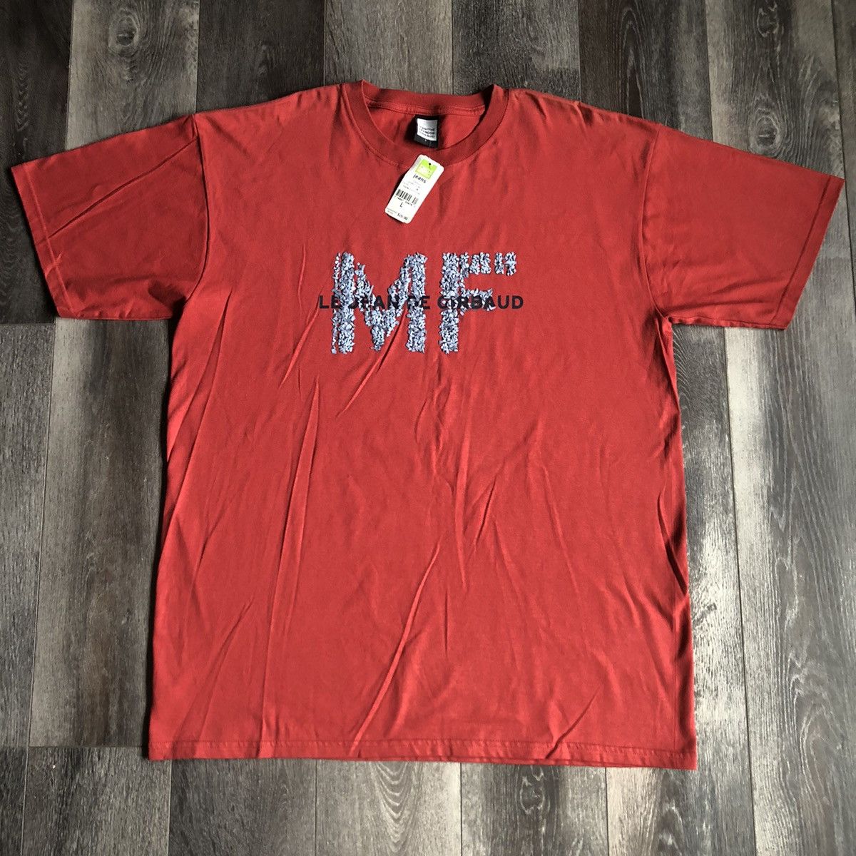 Marithe + Francois Girbaud New Vintage 1990s Marithe Francois Girbaud Le Jean Logo Tee Size US XL / EU 56 / 4 - 1 Thumbnail