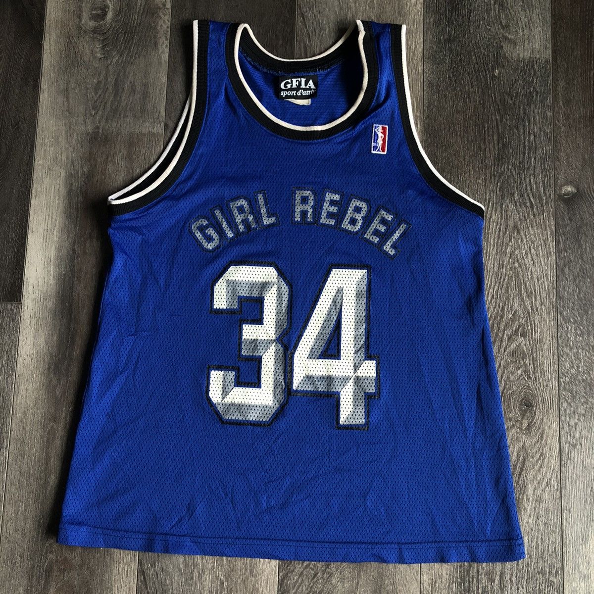 Vintage Vintage 1990s Girl Rebel GFIA Sport DAttiv Basketball Jersey Size US M / EU 48-50 / 2 - 1 Thumbnail