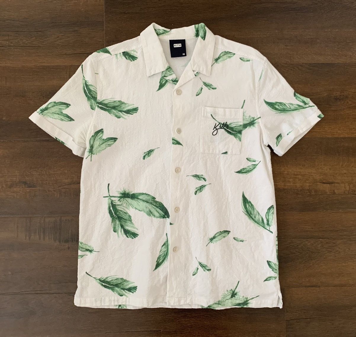 Kith Kith Camp Collar Seersucker Shirt | Grailed