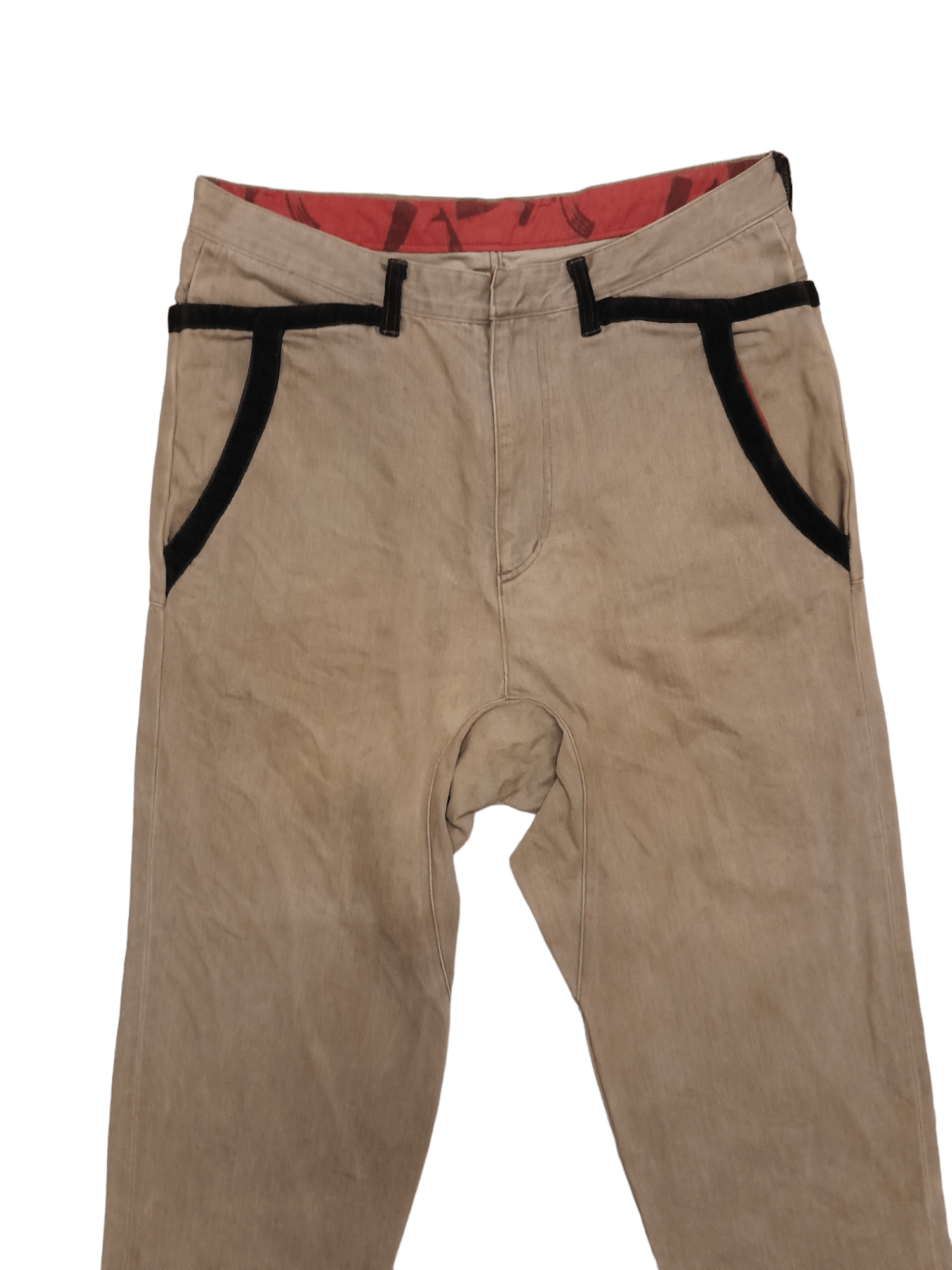 Designer Revolver by Kiri Arata Japan Designer Denim Jog (E522) Size US 34 / EU 50 - 2 Thumbnail