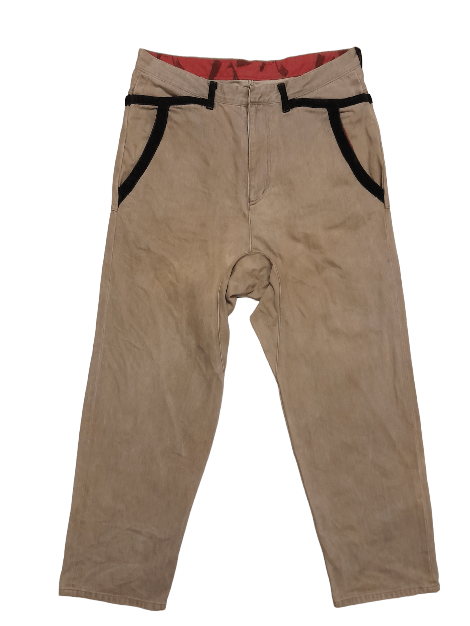 Designer Revolver by Kiri Arata Japan Designer Denim Jog (E522) Size US 34 / EU 50 - 1 Thumbnail