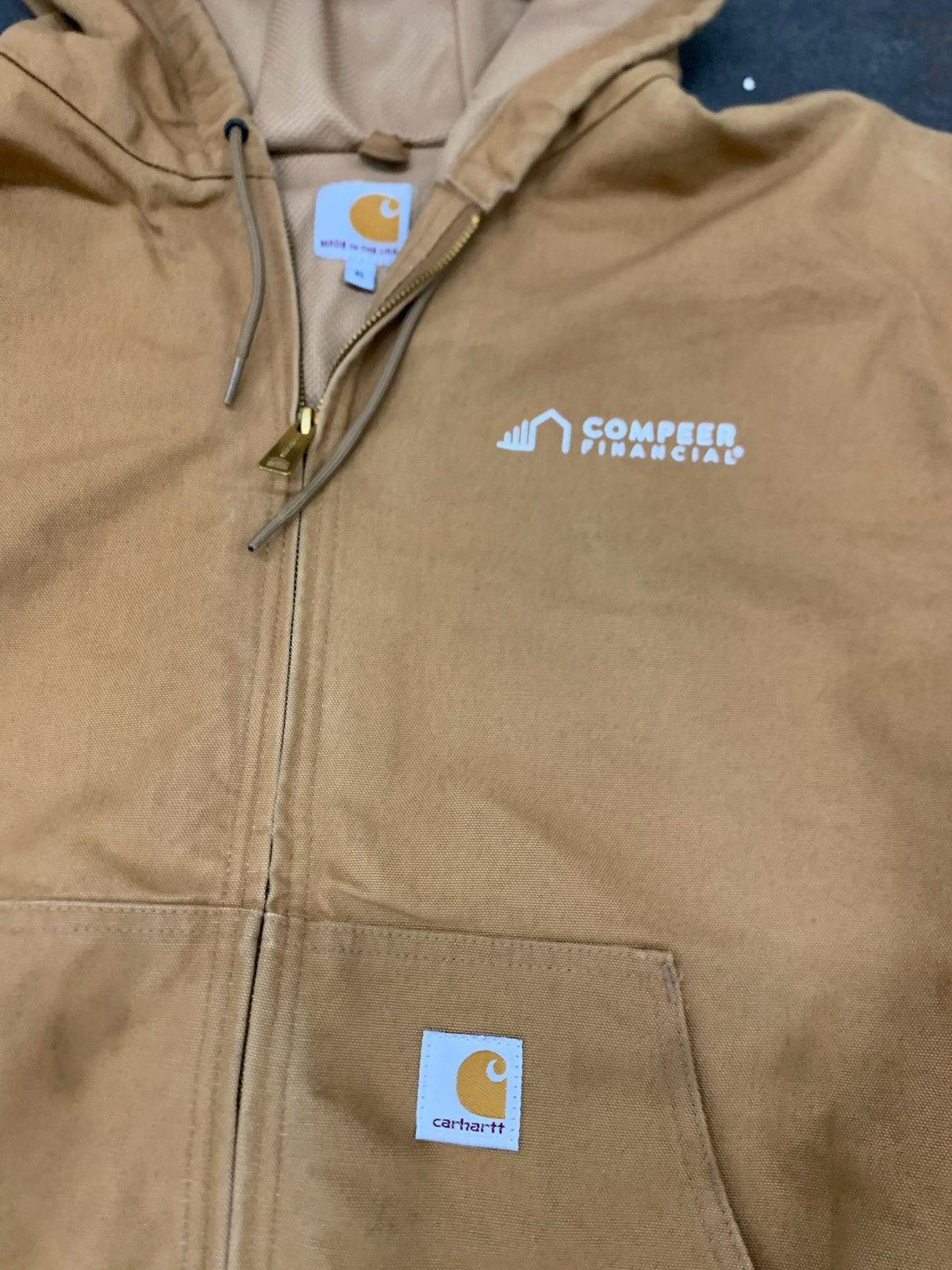 Carhartt Vintage Carhartt Active Hooded Jacket Size US XL / EU 56 / 4 - 3 Thumbnail