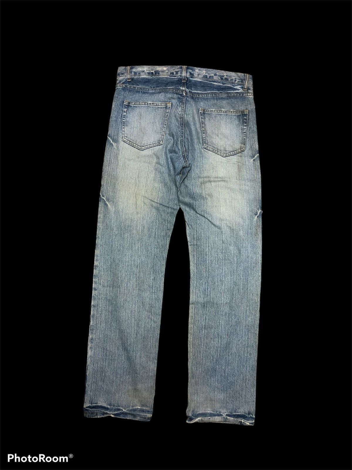 Other DISTRESSED WASHED BLUE DENIM Size US 32 / EU 48 - 2 Thumbnail