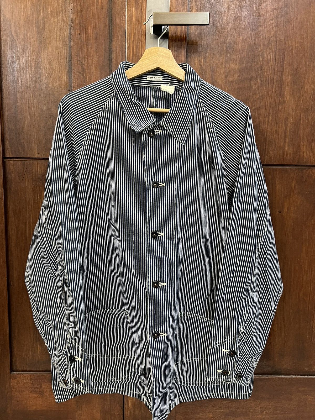 Sugar Cane Sugar Cane &Co × Toyo Enterprise hickory stripe chore jacket Size US L / EU 52-54 / 3 - 1 Thumbnail