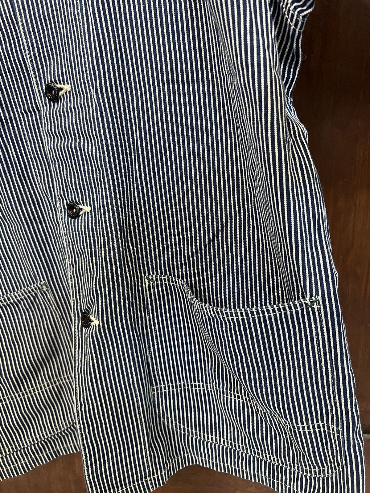 Sugar Cane Sugar Cane &Co × Toyo Enterprise hickory stripe chore jacket Size US L / EU 52-54 / 3 - 7 Thumbnail