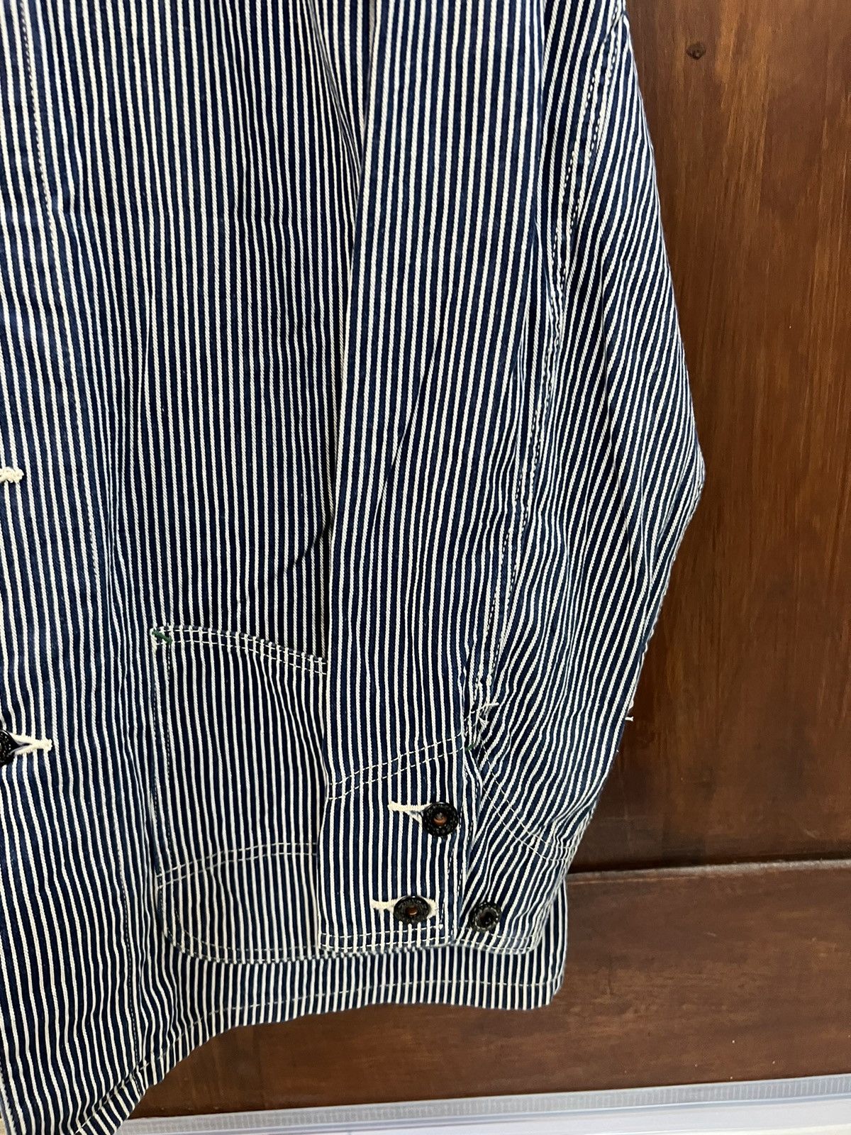 Sugar Cane Sugar Cane &Co × Toyo Enterprise hickory stripe chore jacket Size US L / EU 52-54 / 3 - 5 Thumbnail